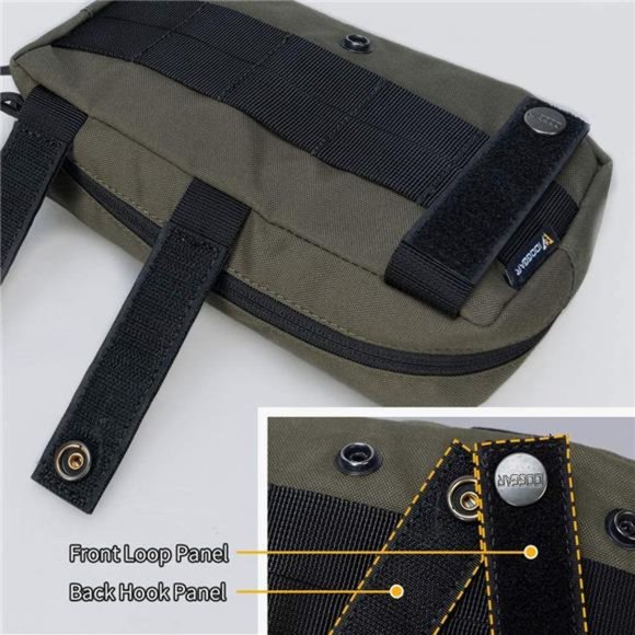 MOLLE Pouch Admin Dump Tactical Pouches Sub Abdominal Drop Carrying Kit EDC Bag - Picture 3 of 6